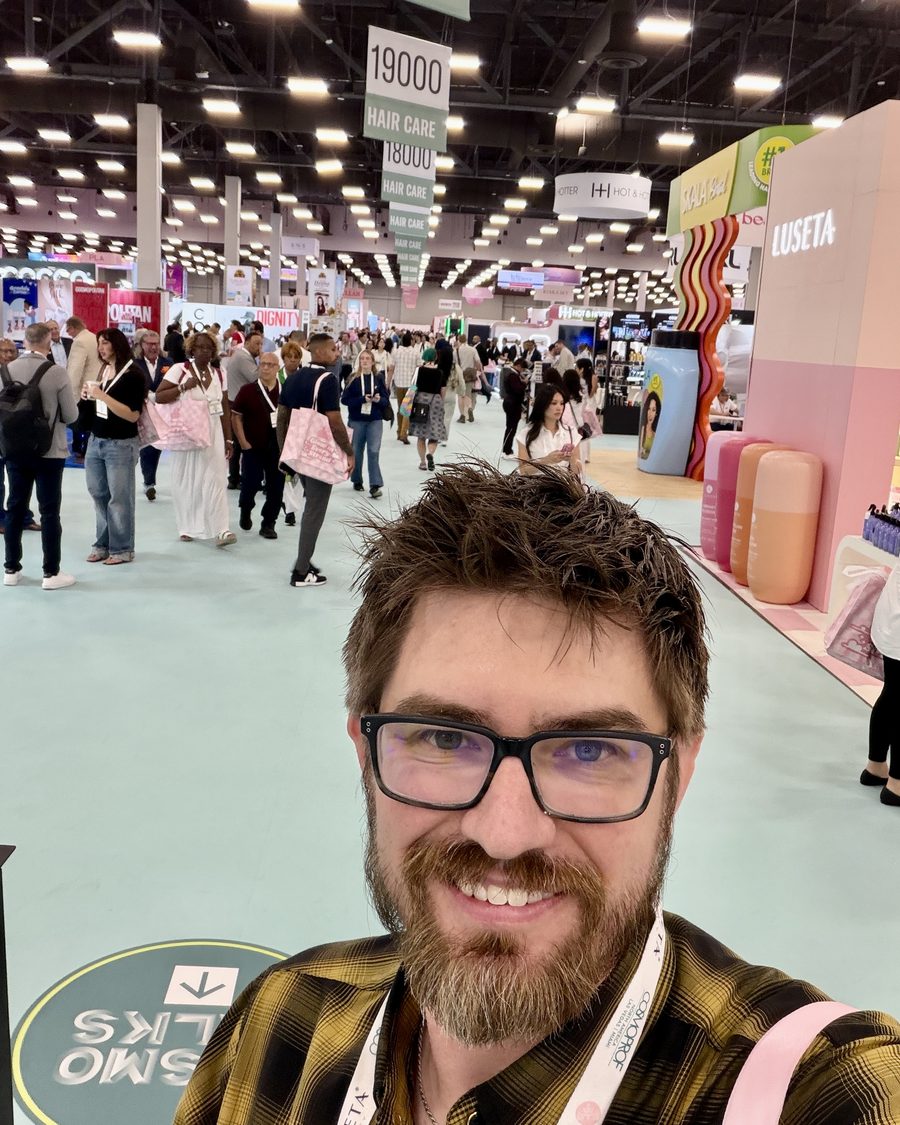 Payton LaCivita on the show floor at Cosmoprof North America in Las Vegas